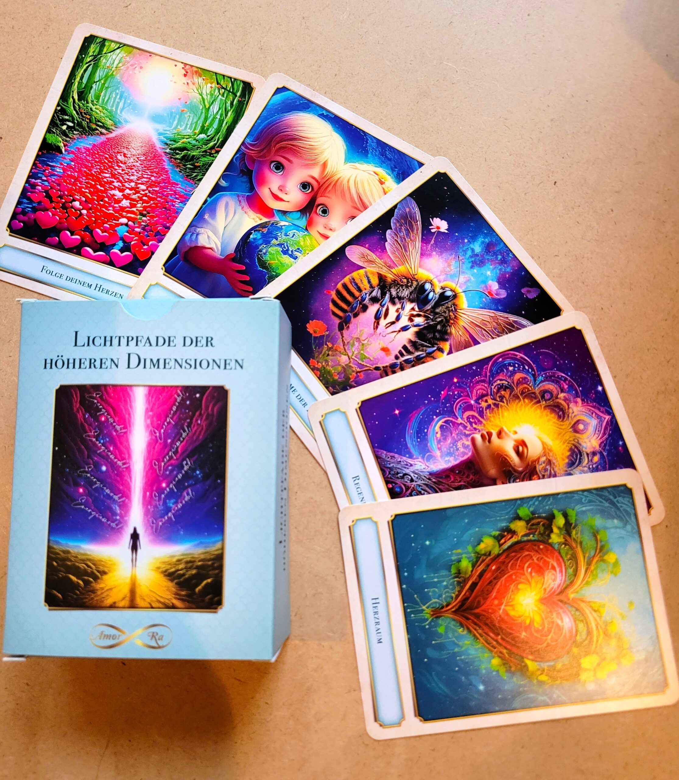 Lichtkartendeck "Lichtpfade der höheren Dimensionen"